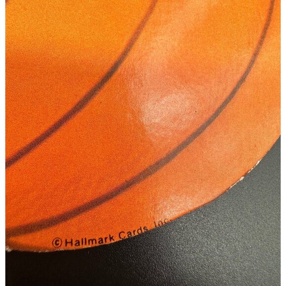 Vintage Halloween Decorations Jack O Lantern Pumpkin 1980s Retro Decor Orange - Picture 8 of 9